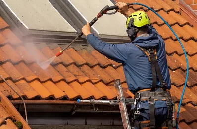 Démoussage et hydrofuge de toiture à Villeperdrix